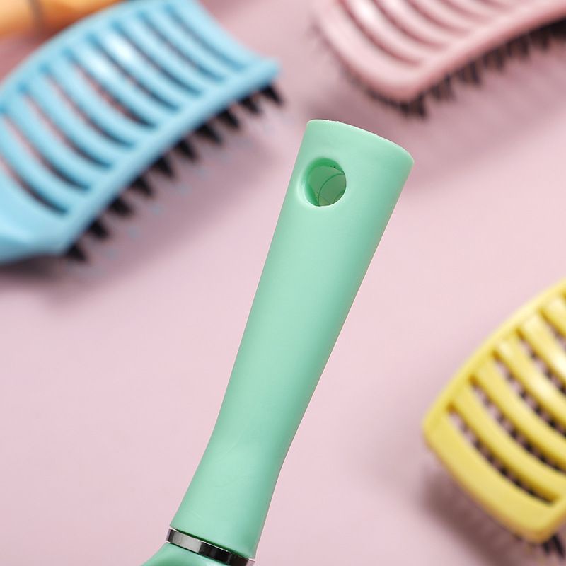 5pcs Hair Brush Magic Hair Comb Untangling Hair Comb Massage Comb Lady Hair Salon (Color: Blue with Hair-B) — image 4