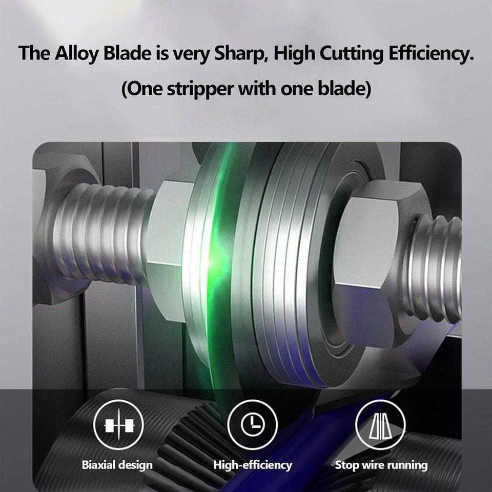 Manual & Electric Wire Stripping Machine Cable Cutter Copper Peeling Stripper AU — image 4
