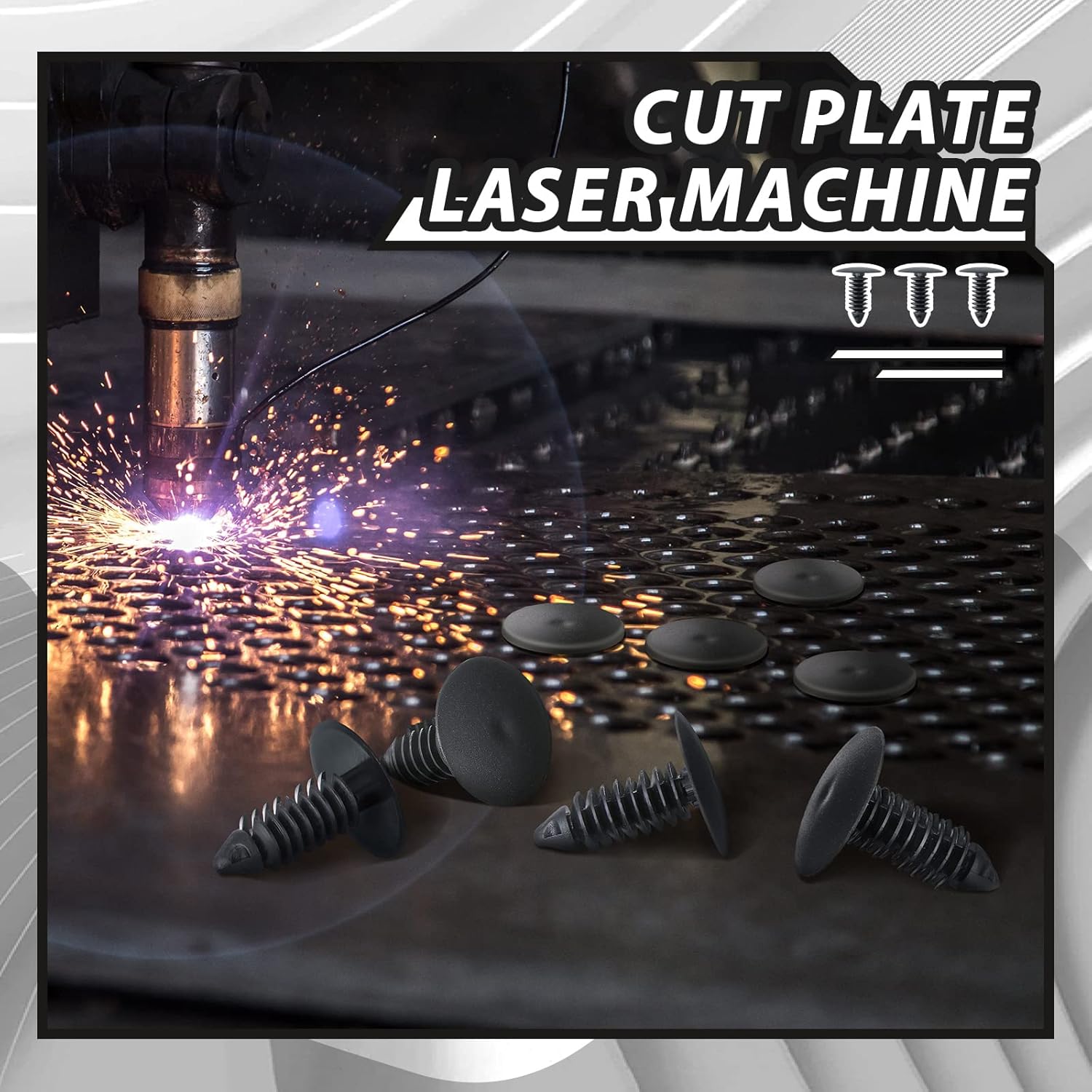 150 Pcs Honeycomb Pins 7.5-8 mm Honeycomb Laser Bed Hold Down Pins Honeycomb Fixing Needle Laser Cutter and Engraver Accessories Honeycomb Grid Replaces โ image 6