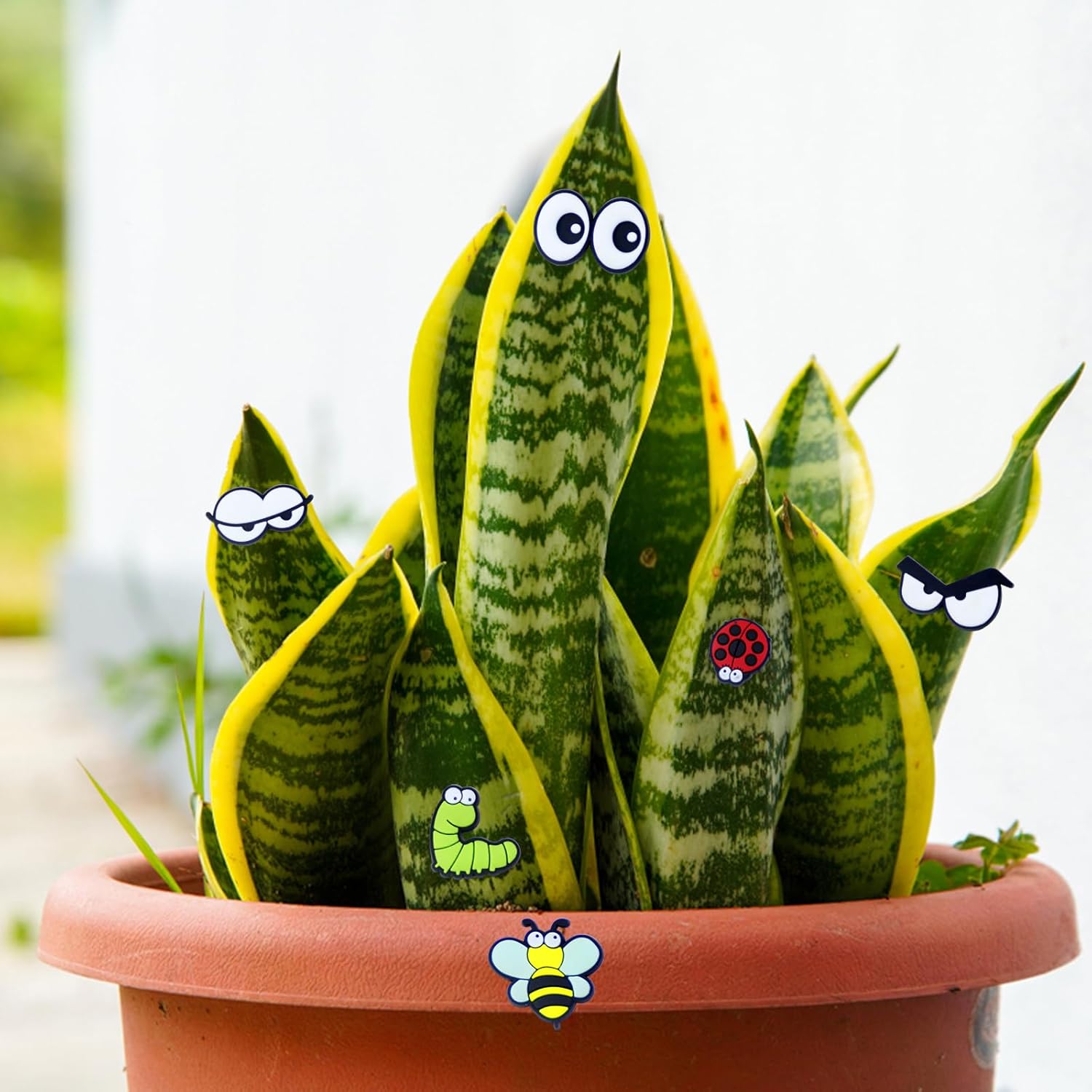 Cute Plant Magnets - Funny Cartoon Eyes, Unique Lover Gifts, Lightweight & Safe Halloween and Christmas Decoration, Indoor Accessories for Office - Give Your โ image 6