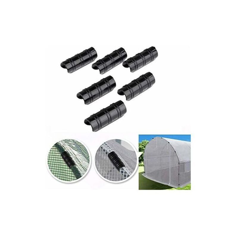 20 Pieces Greenhouse Clips, Hose Clamps for Fixing Covers to Garden Greenhouses, Films, Plants, 25mm — image 3