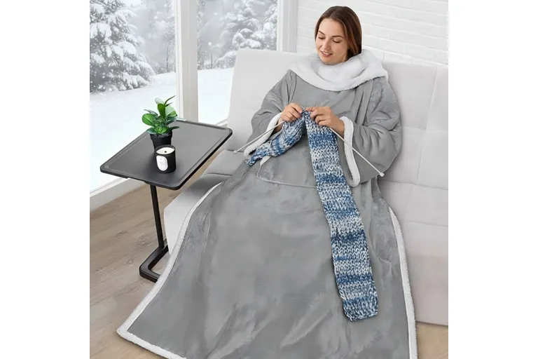 Flannel Lamb Wool TV Blanket — image 6