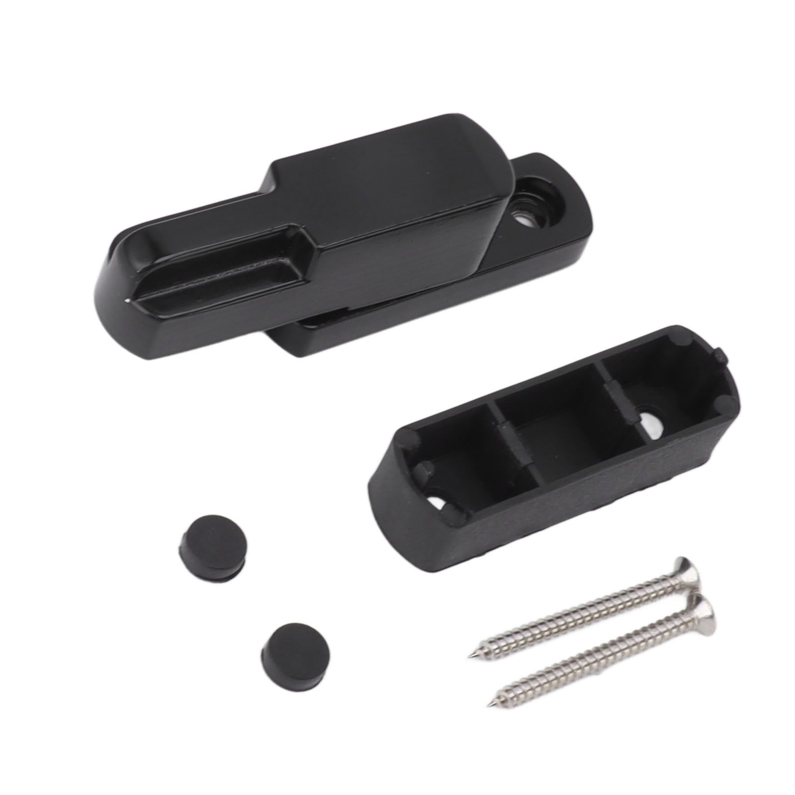 Window Sash Lock Aluminum Alloy T Type Sliding Window Latch Child Proof Safety Lock for Home Security Black โ image 5
