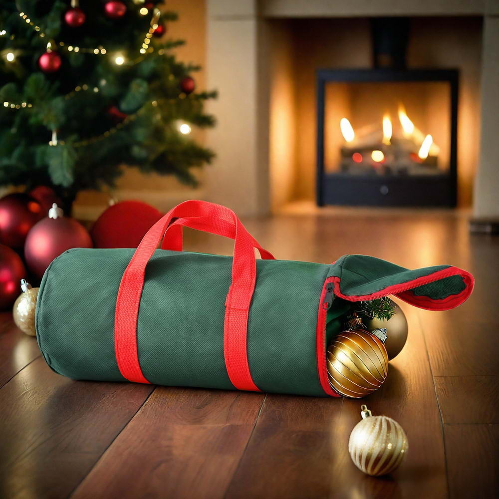 Jingle Jollys Christmas Baubles Storage Bag Xmas Ornaments Bag Container Green โ image 2