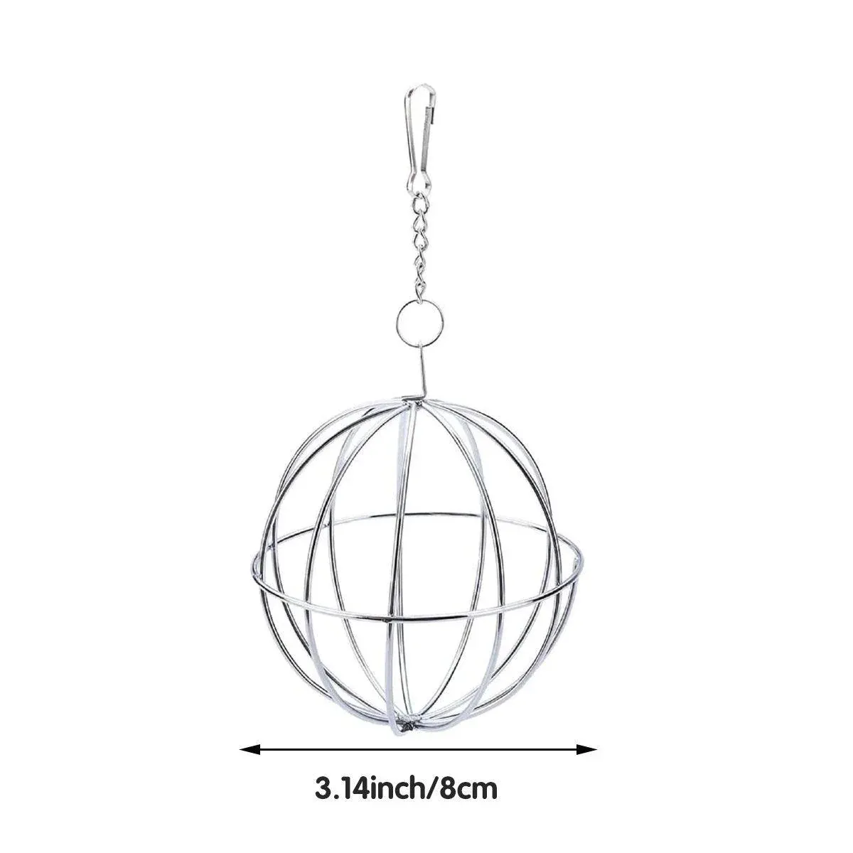 Rabbit Grass Balls Hangable Feeding Rack for Small Animals Chew Toys and Snacks — image 3