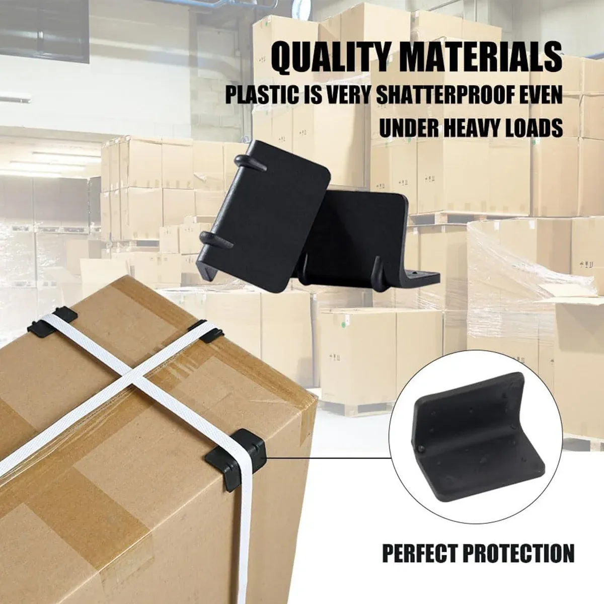 50PCS Thickened L-Shaped Packing Buckle Corner Protectors for Edge Guard Use โ image 5
