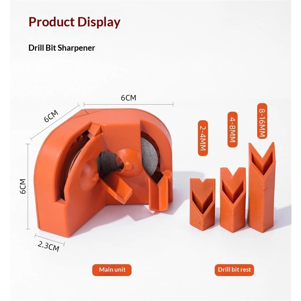 Drill Bit Sharpener - Professional Drill Bits Sharpener for All Bits, Electric Drill Bit Sharpener, Efficient Drill Bit Grinding Sharpener, Cemented Carbide — image 4