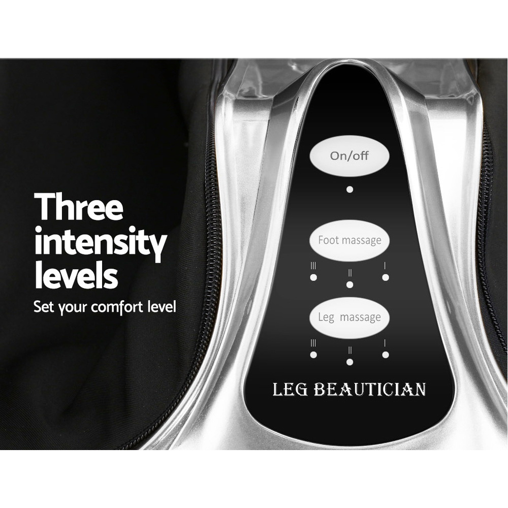 Livemor Foot Massager Massagers Shiatsu Electric Roller Ankle Calf Leg Kneading Silver — image 4