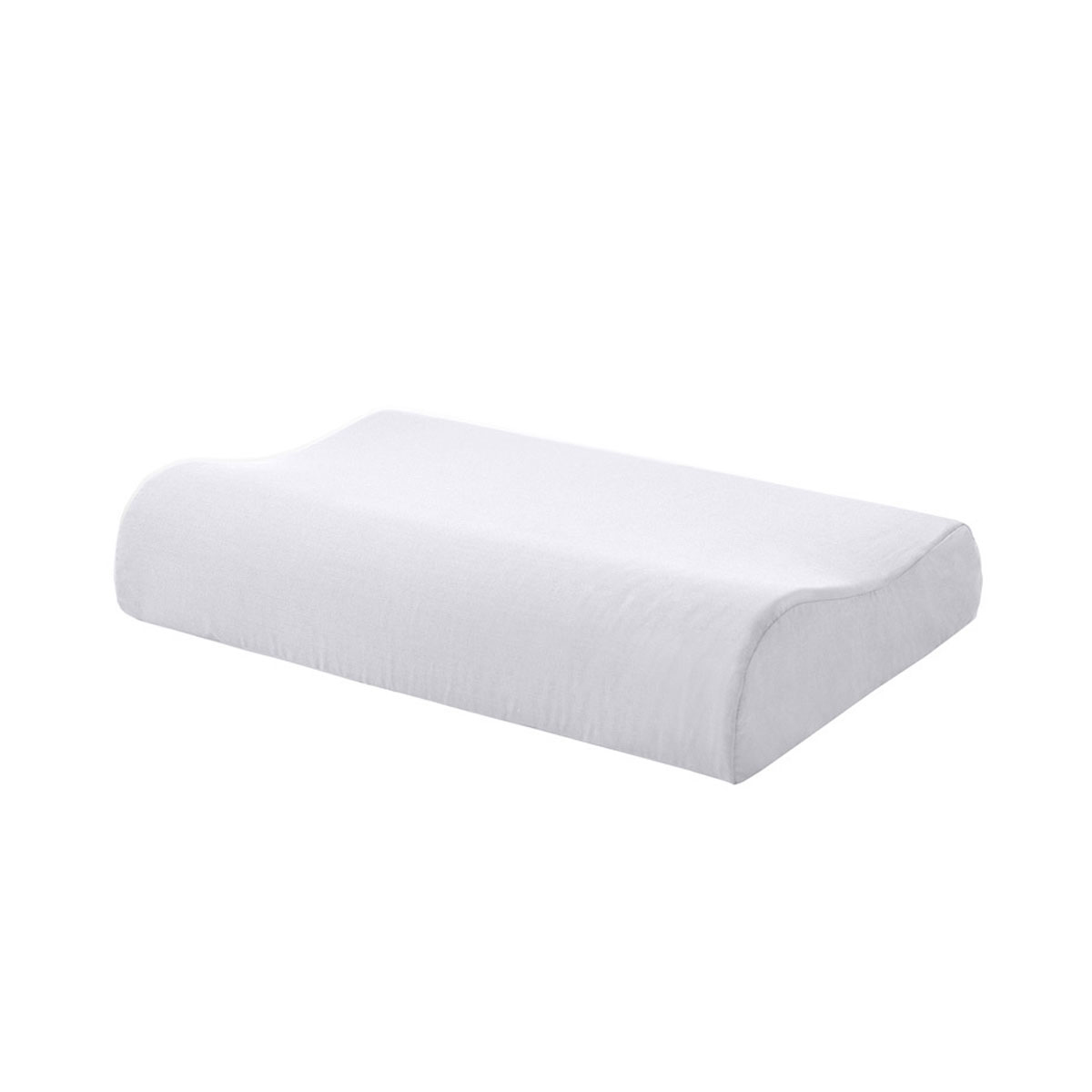 Accessorize White Cotton Rich Contour Pillowcase 40 × 60 × 12cm