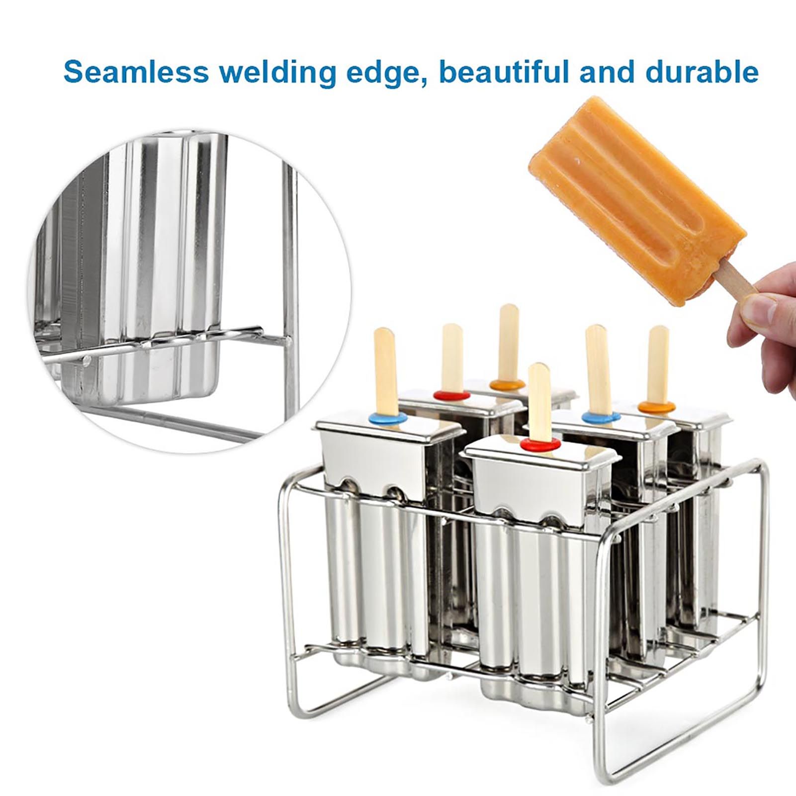 Stainless Steel Molds Ice Cream Industrial Home Kitchen DIY Ice Pop Mould Maker Tool(1#) โ image 5