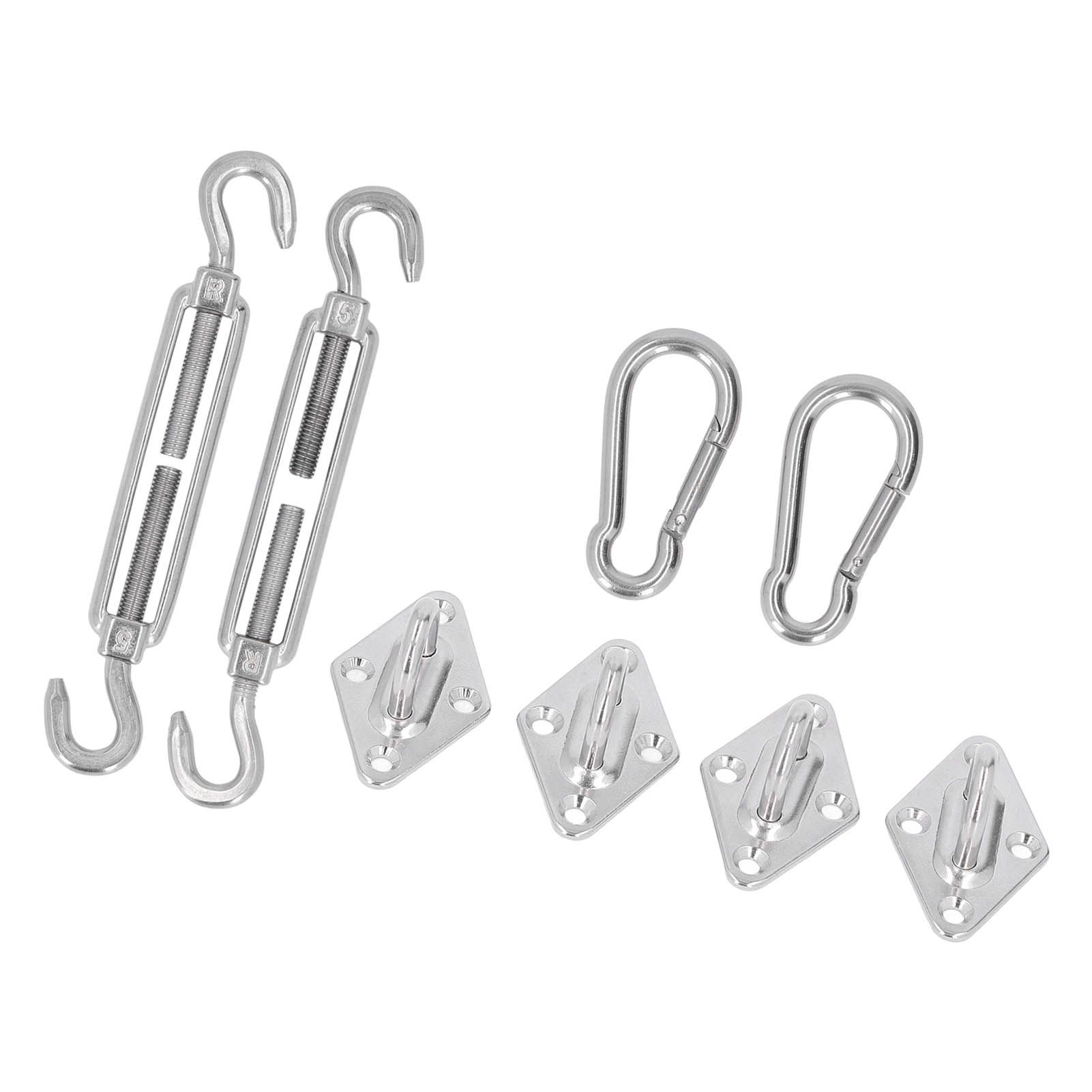 Sun Shade Sail Hardware Kit Canopy Installation Buckle Set for Rectangle and Square Awning 5mm โ image 4
