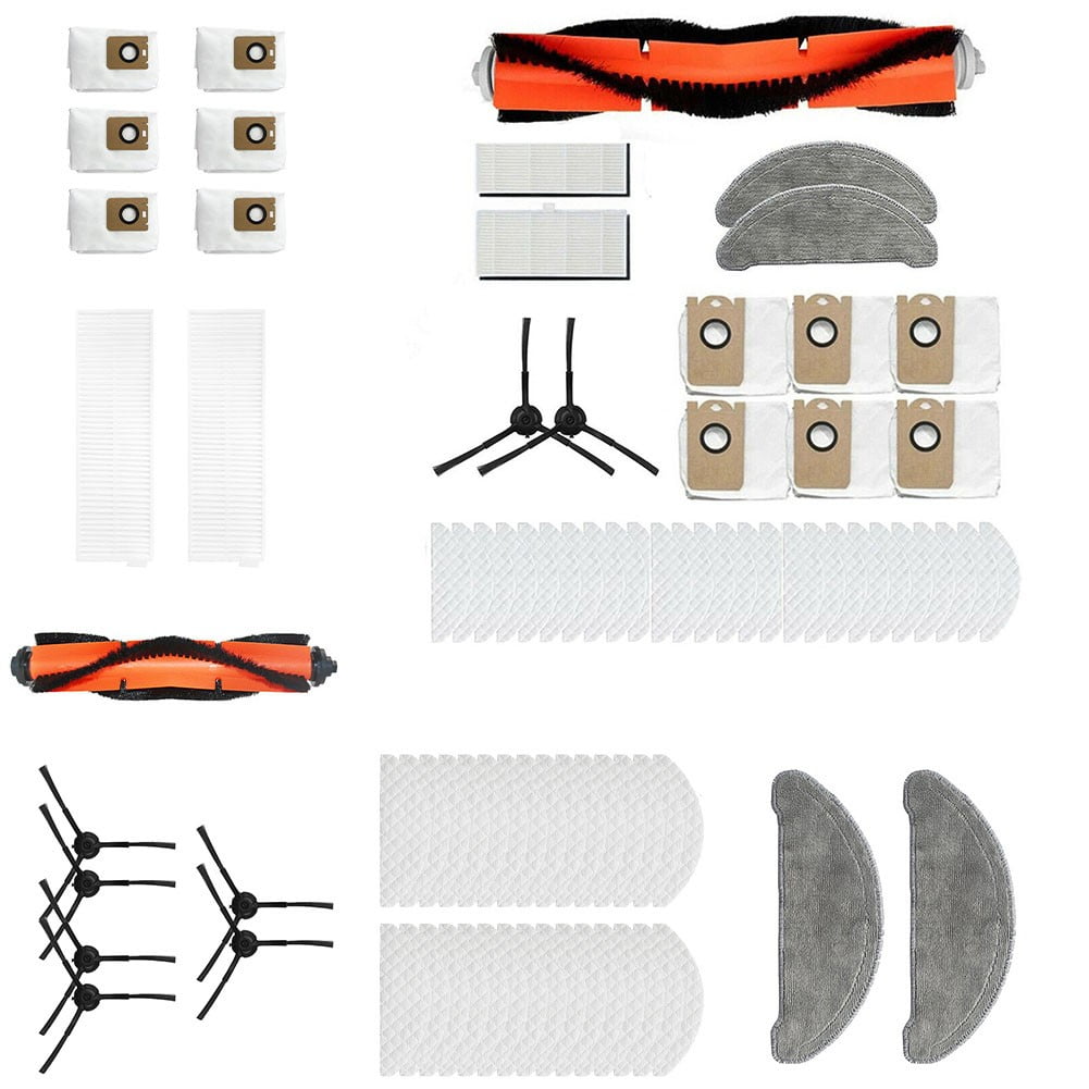 Side Roller Brush Filters Mop Cloth Dust Bags For Imou L11 Vacuum Cleaner Parts Robot Sweeper Replacement Spare Part 2 Filters Laisenwei 2 Filters — image 4