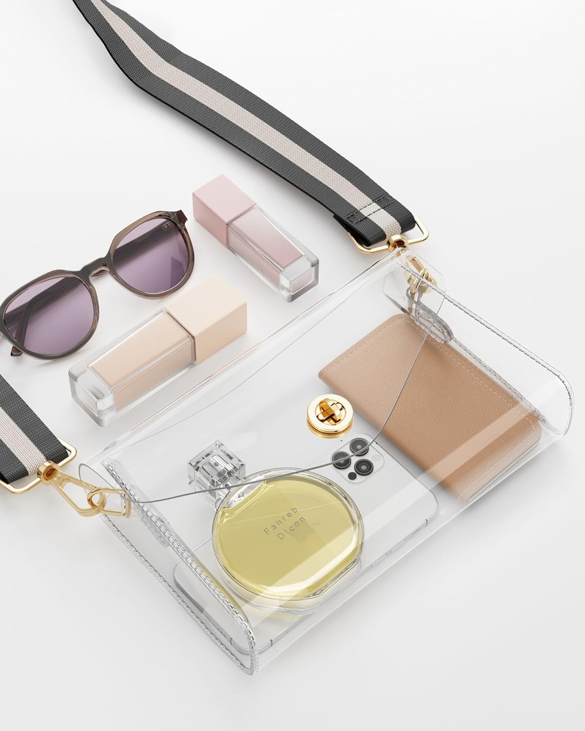 Clear Purse for Women, Clear Bag for Stadium Events, Crossbody Bag Stadium Approved for Sports Concerts Outfits — image 5