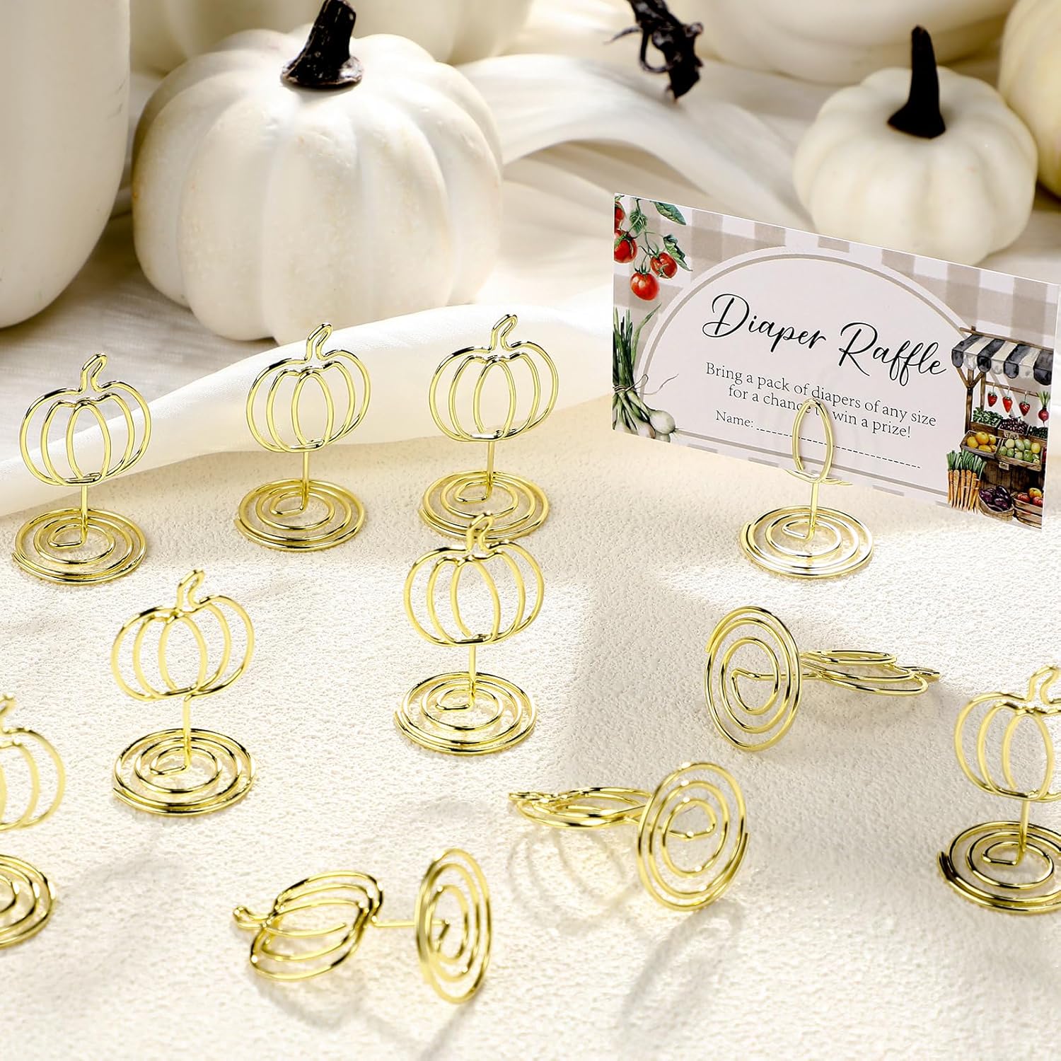 30 Pack Gold Pumpkin Table Decorations 5cm - Autumn Festival Ornaments — image 4