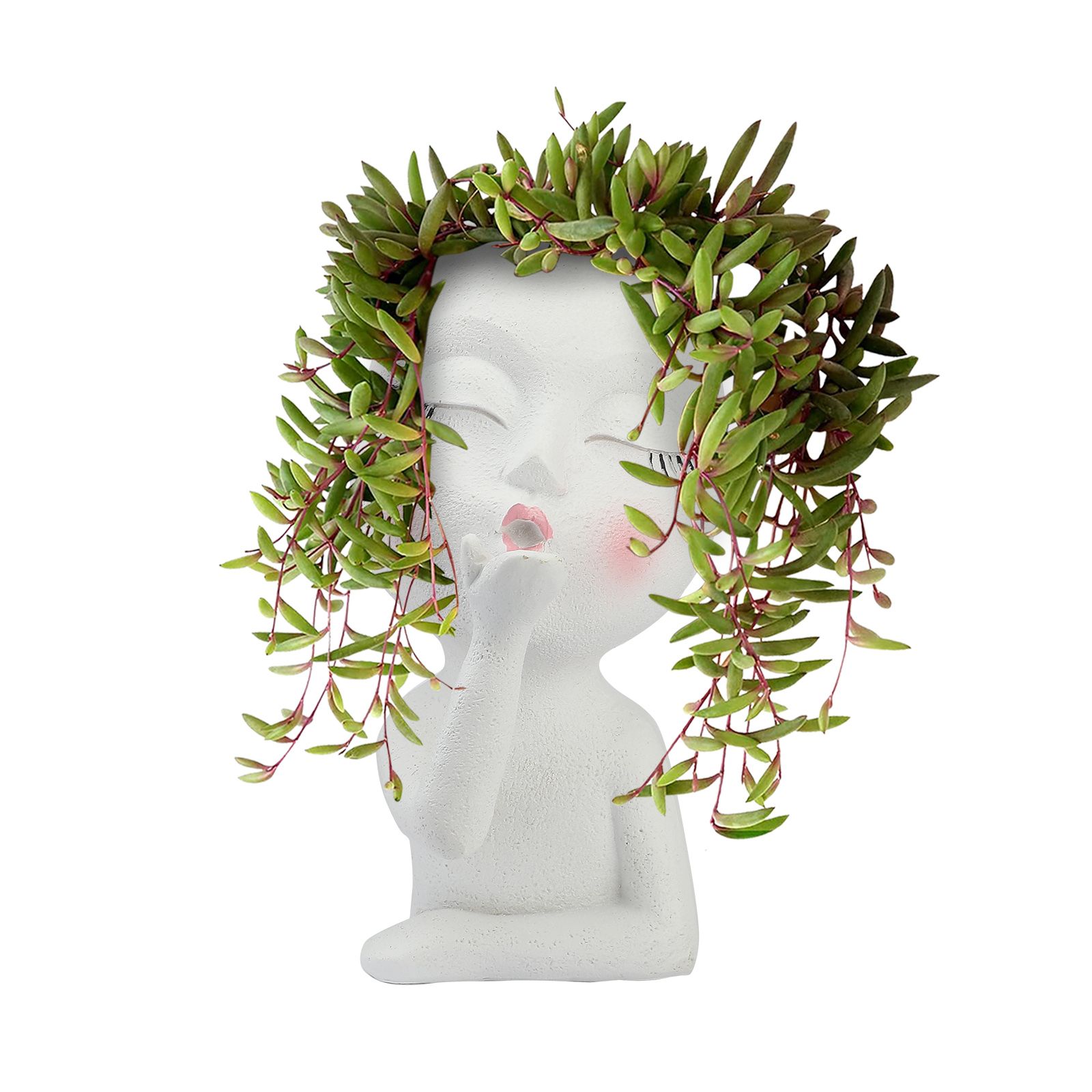 Mannequin Resin Flower Pot Face Flower Pot Garden Decoration — image 4