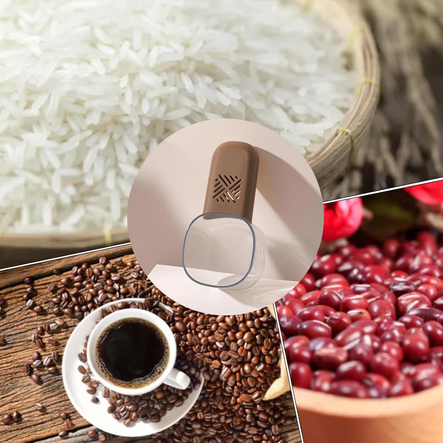 2-in-1 Food Scoop and Airtight Clip - Ideal for Pet Food, Flour, Rice & Coffee - 1 Piece โ image 4