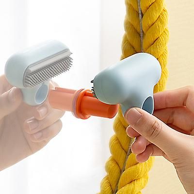 Small Squeegee, Mirror Squeegee Window Shower Squeegee Small Ergonomic Design Glass Cleaning Brush with Suction Cup Hook for(Blue) — image 5