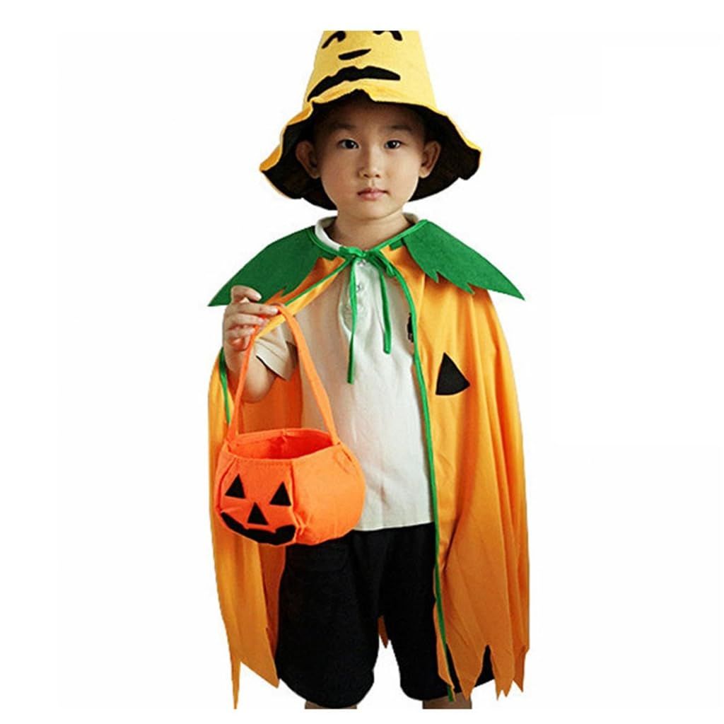 Halloween Pumpkin Bags for Kids Halloween Trick or Treat Bags 2PCS Non-Woven Candy Bags for Halloween — image 5