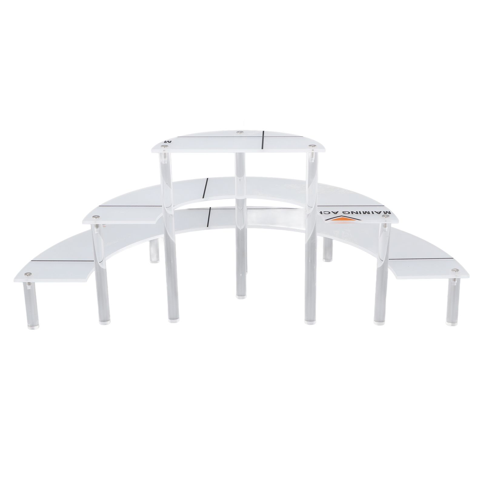 Acrylic Display Stand Transparent 3 Tiered Product Food Dessert Stand Round Display Riser Detachable Display Shelf for Home Restaurant Office Store — image 3