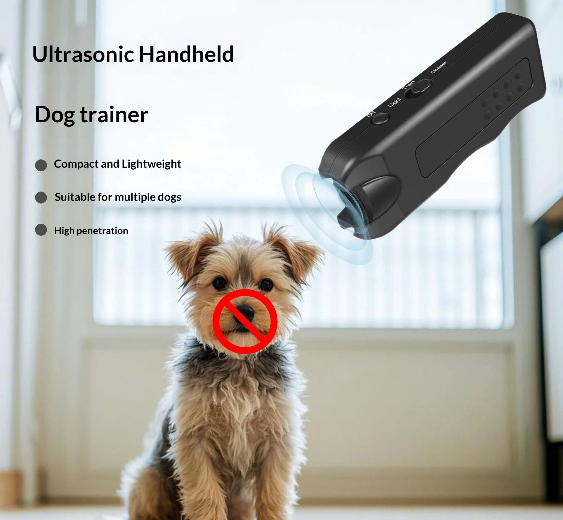 Ultrasonic Dog Repeller, Anti Barking Devices Super Ultrasonic Dog Chaser Dog Bark Deterrent Device Bark Box Sonic Barking Deterrent Devices — image 4
