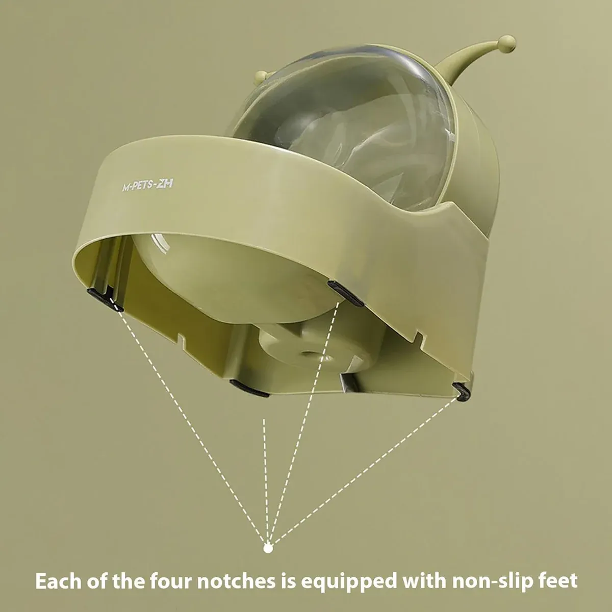 2.2L Large Capacity Pet Water Fountain with Food Bowl Auto Circulation Filtered — image 5