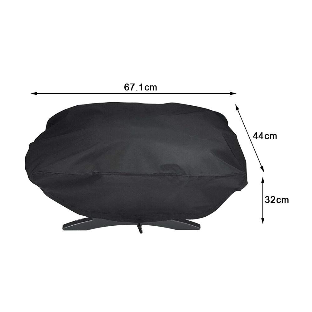 Grill Cover Garden Waterproof Anti Dust Protective Outdoor Windproof Accessories BBQ Stove Shield UV Resistant Polyester Portable — image 2