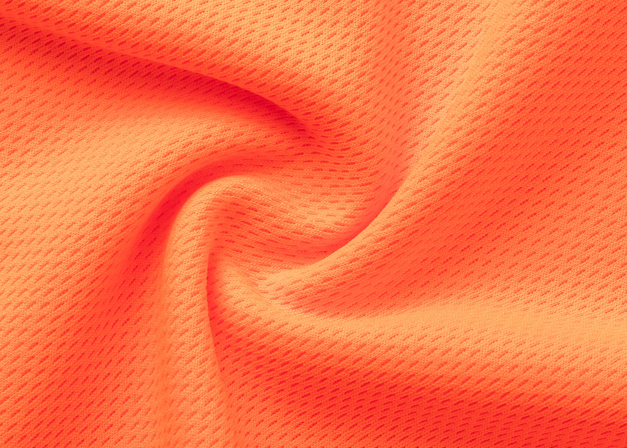 HI VIS Long Sleeve Workwear Shirt w Reflective Tape Cool Dry Safety Polo 2 Tone, Fluoro Orange / Navy, L โ image 6