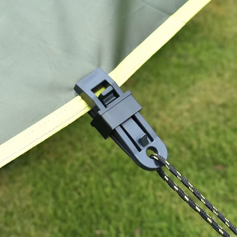 2 Pcs Tarp Clips, Heavy Duty Lock Grip, Reusable Tarp Clamps for Secures Outdoor Camping, Awnings, Car Covers — image 3