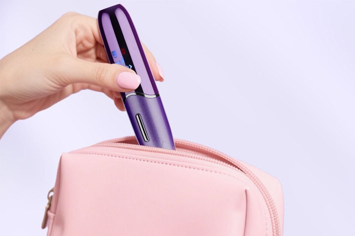 6-in-1 Women Electric Shaver Replaceable Heads for Whole Body Private Epilator Shaving Razor - Purple — image 4