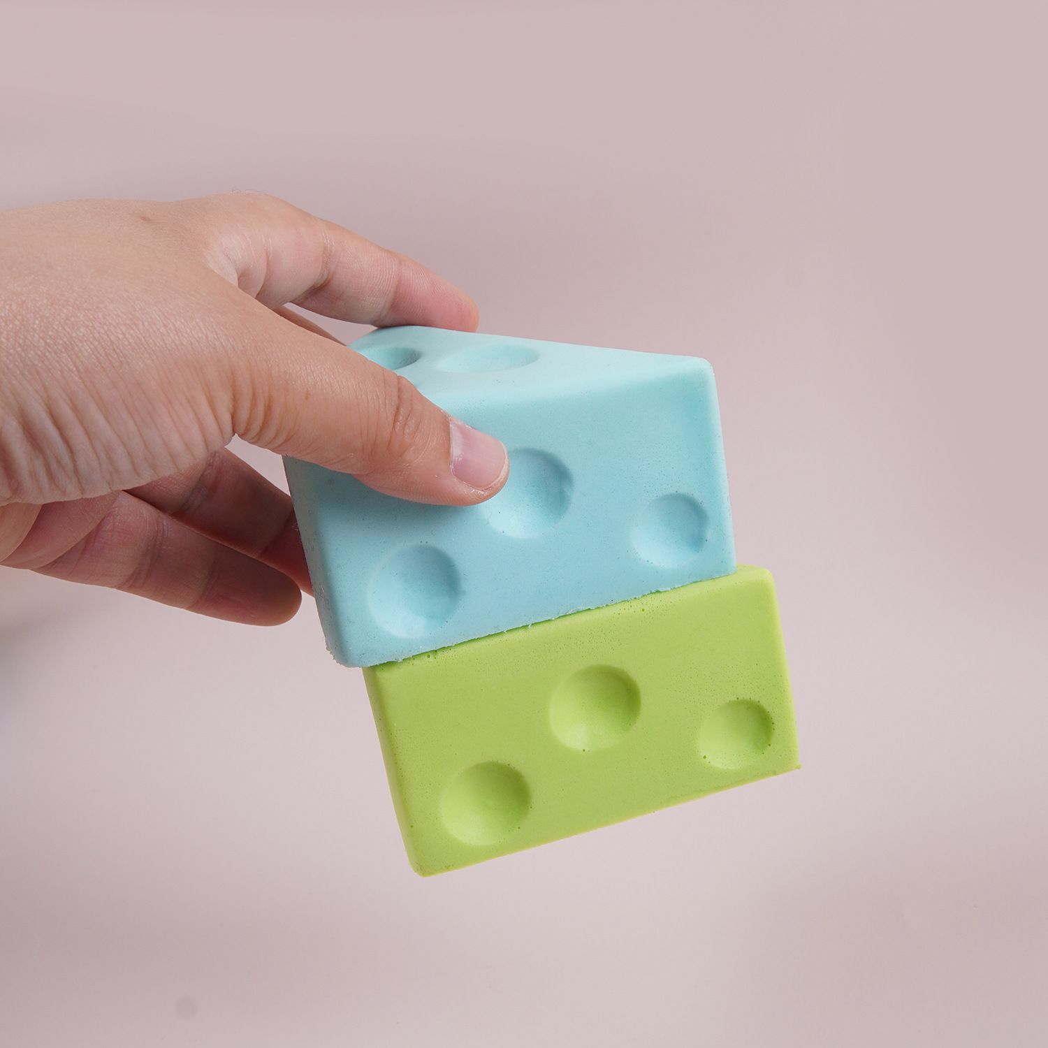 7.5cm Green Triangle Cheese Squishy Toy โ image 3