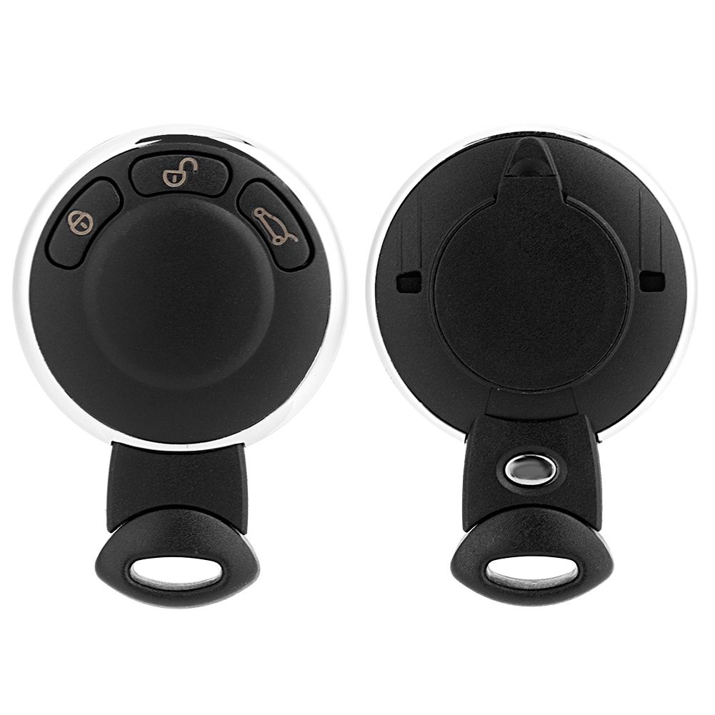 3-button remote control for Mini Cooper 2007 2008 2009 2010 2011 2012 2013 2014 KR55WK4, Replacement Part, Black Color — image 4