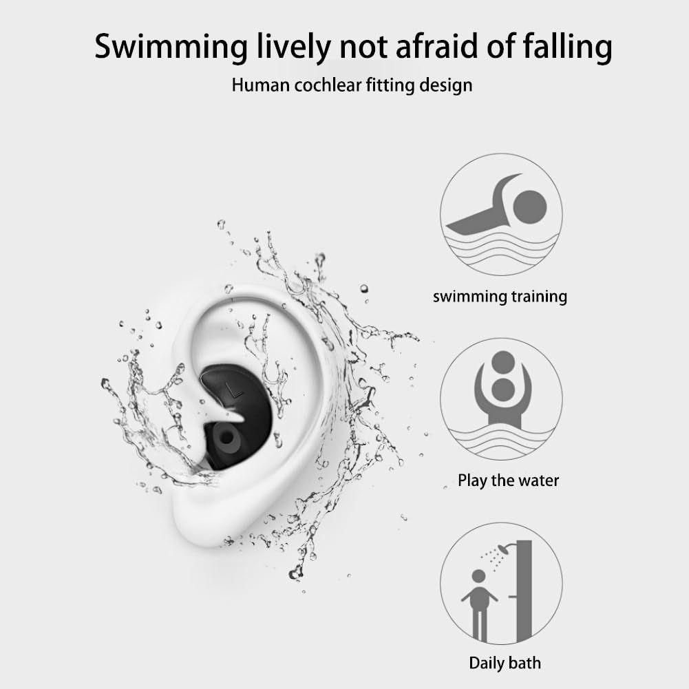 Professional Swimming Ear Plugs, Waterproof Silicone Ear Plugs, Dual-Purpose Ear Plugs for Swimming and Sleeping โ image 5