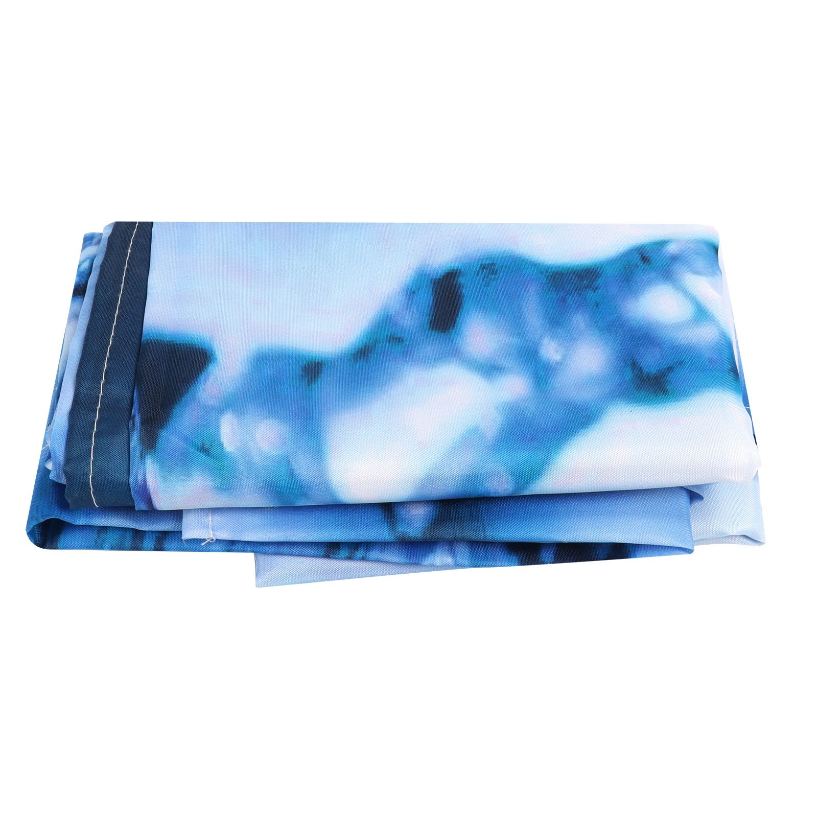 Shower Curtain Set Waterproof Hanging Bath Curtain with Rings Bathroom Accessory150x180cm — image 2