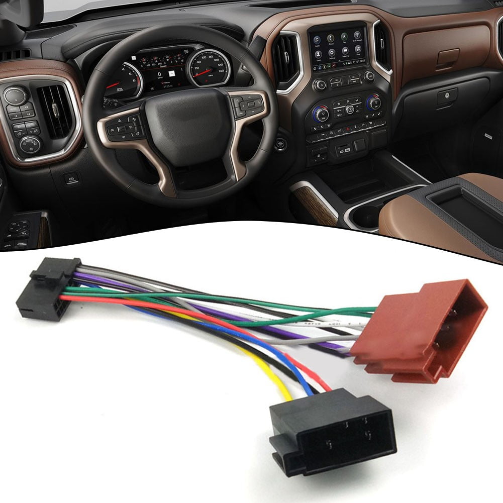 1 Piece Car Radio 20‑Pin ISO Split Female Wiring Harness, CD Audio Connector Cable, Aftermarket Stereo Replacement Part — image 5