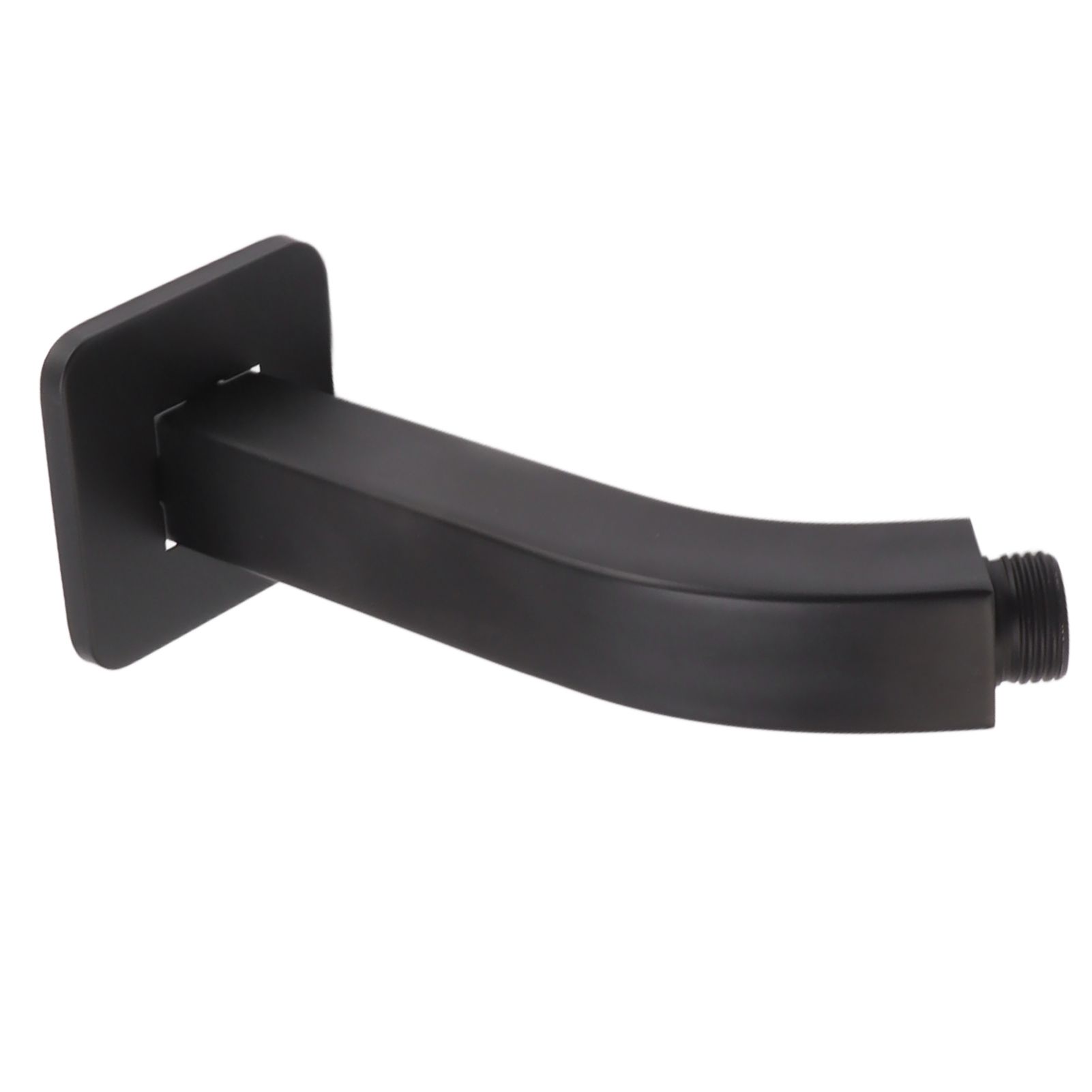 Shower Arm Extension Tube Brass Shower Head Extender Home Decoration NPT for Bathroom Black — image 3