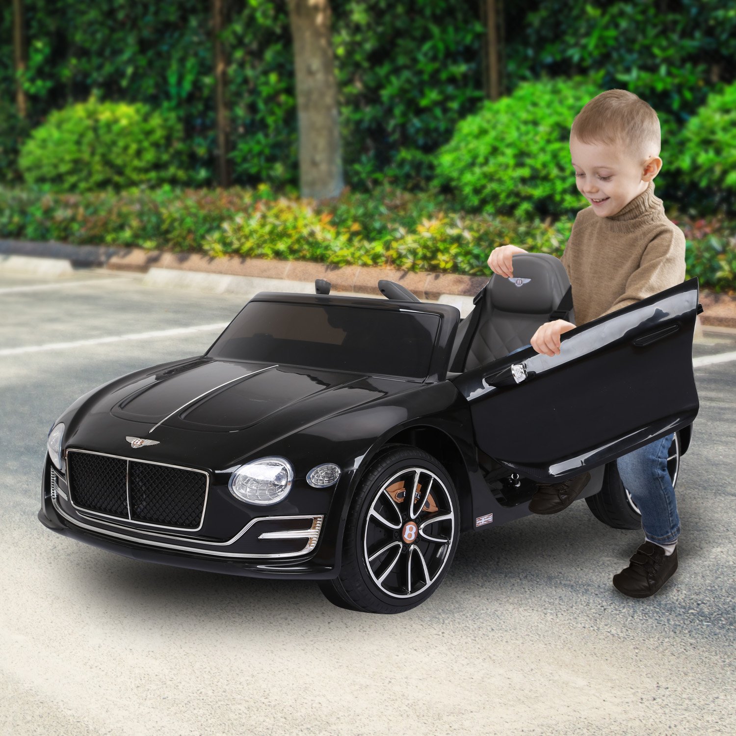 Kahuna Bentley Exp 12 Licensed Speed 6E Electric Kids Ride On Car Black — image 6