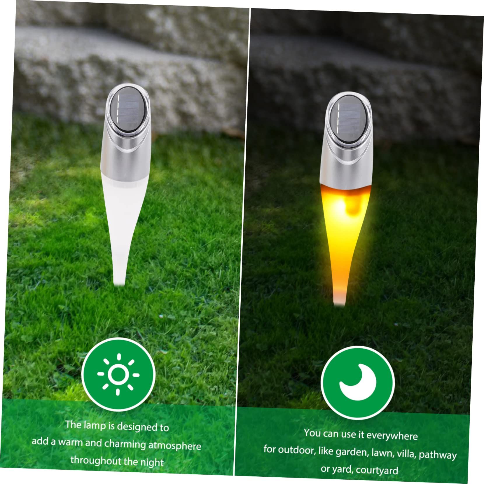 Solar Decorative Lights Solar Spike Light Spotlights for Outside Decorative Stake Light Solar Landscape Lights Outdoor Garden
