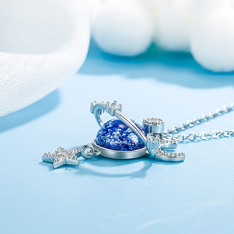 **“Whispers of Stars” — Galaxy Collarbone Chain, Gifting You a Corner of a Private Universe** — image 5