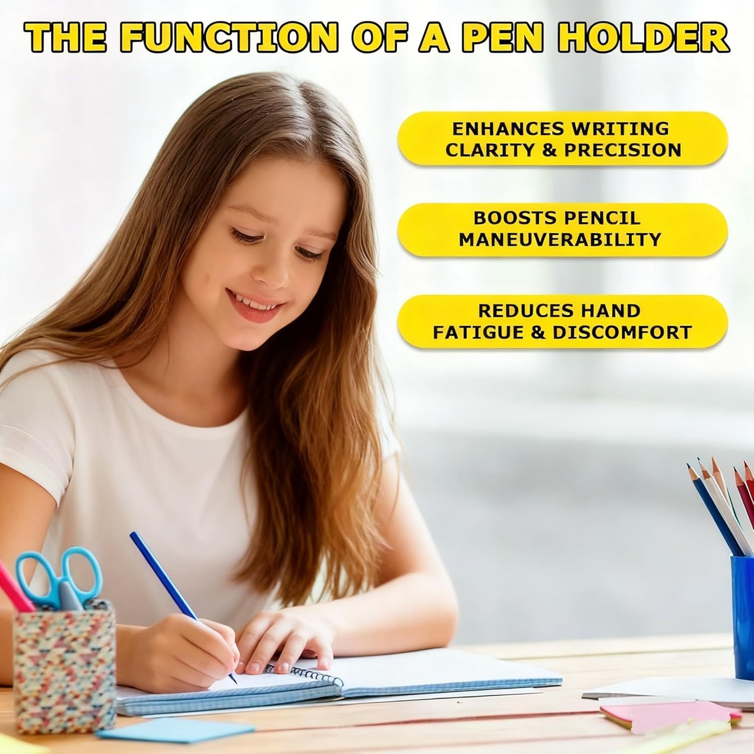 14-Pack Pencil Grips for Handwriting - 2Style (4Pcs Pen Grips w/Cushion & 10Pcs Cute Dolphin Pencil Grip) - Writing Posture Correction Writting Aids for — image 2