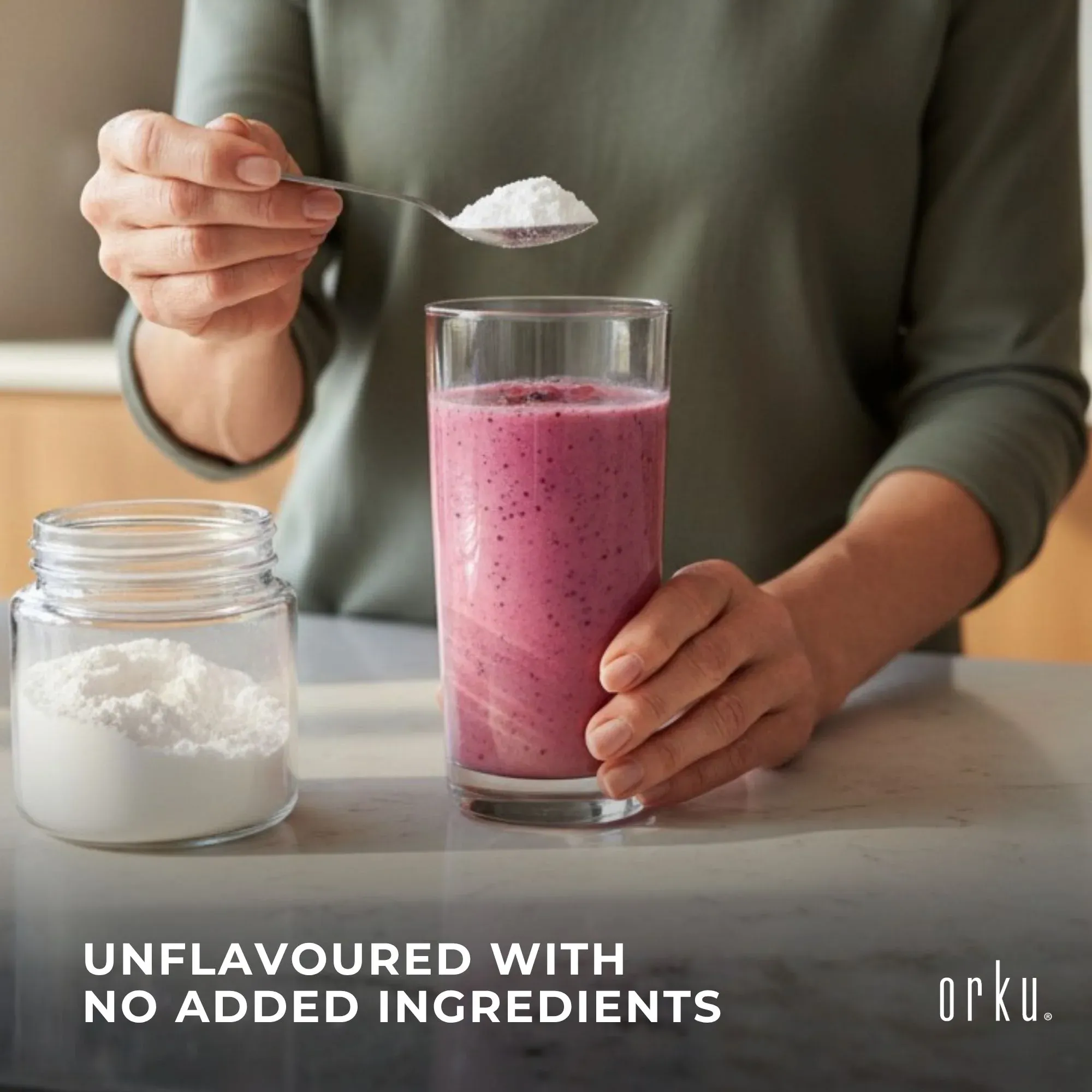 Orku 400g Creatine Monohydrate Powder 200 Mesh Micronised 99.9% Pure — image 6