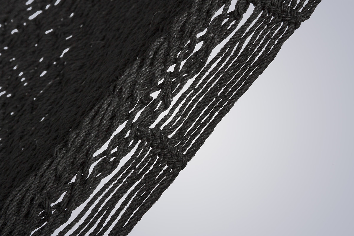 Outdoor undercover cotton Mayan Legacy hammock King size Black โ image 2