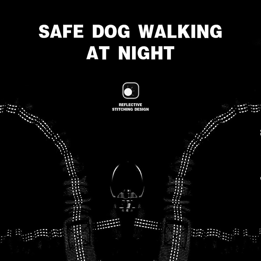 Green 3-in-1 Tangle-Free Dog Leash for 1-3 Dogs - Heavy Duty Bungee Coupler with Reflective Stitching & Padded Handle — image 4