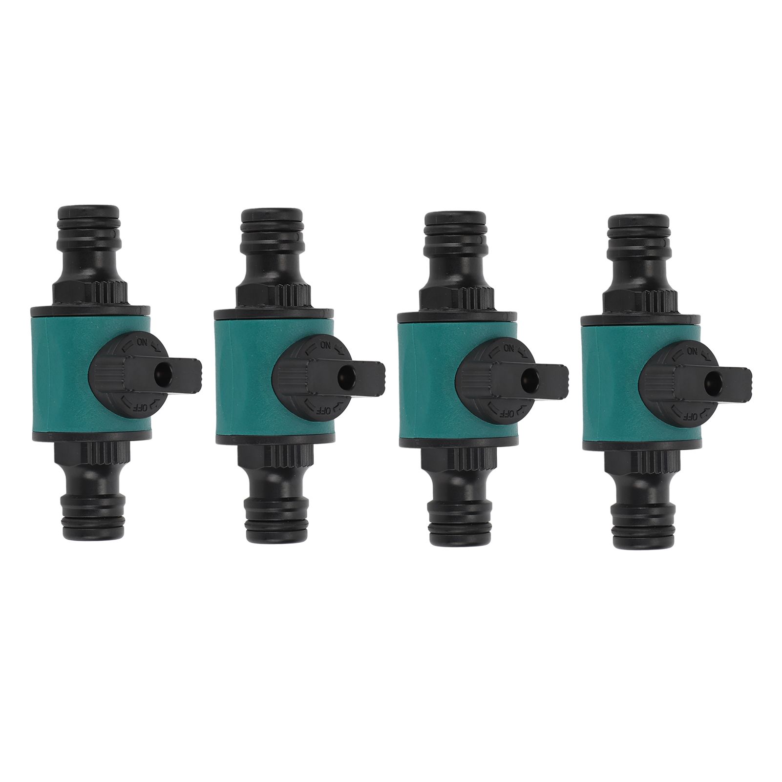 4pcs Hose Quick Connector Plastic Leakage Proof Dual Head Garden Hose Adapter for Irrigation System — image 2
