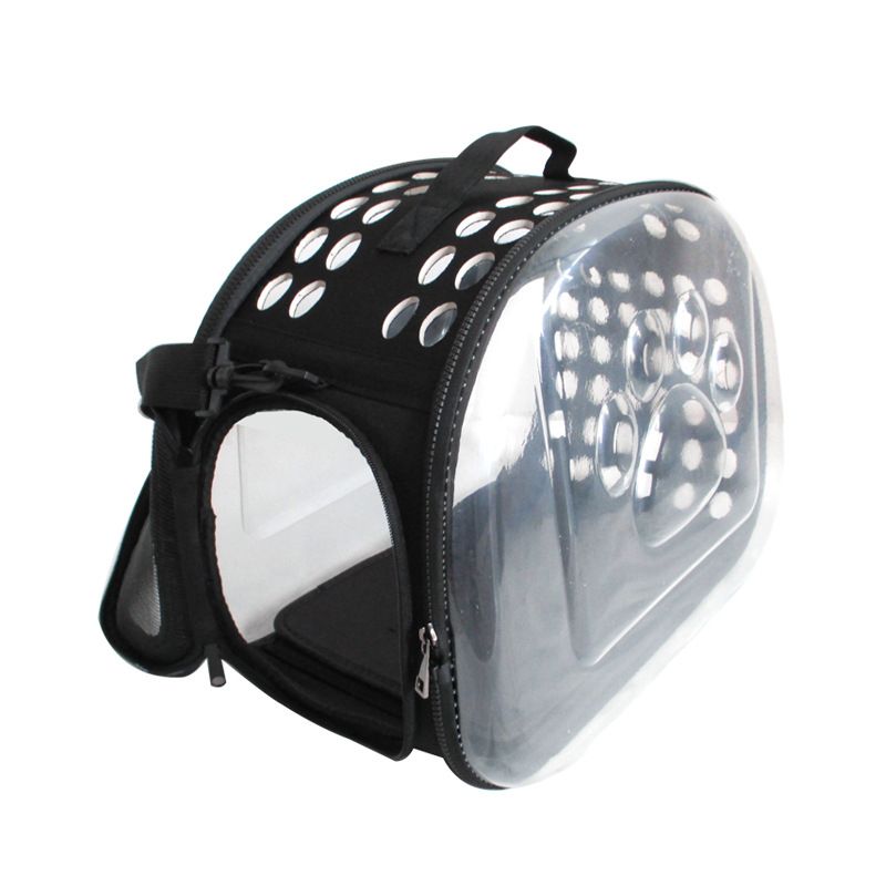 Transparent Cat Carrier Portable Small Cat Carried Bag Foldable Soft-Sided Pet Carriers for Kitten Small Dog Travel (Apricot) — image 4