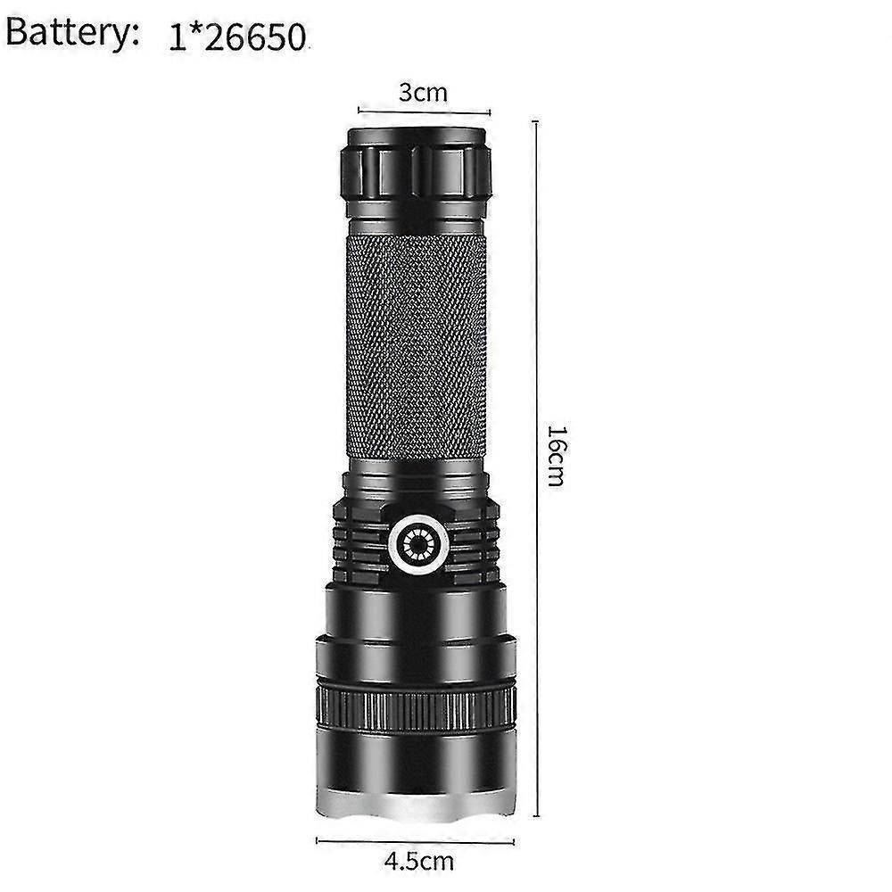 Bright Tactical LED Flashlight Rechargeable Torch for Outdoor and Emergency — image 2