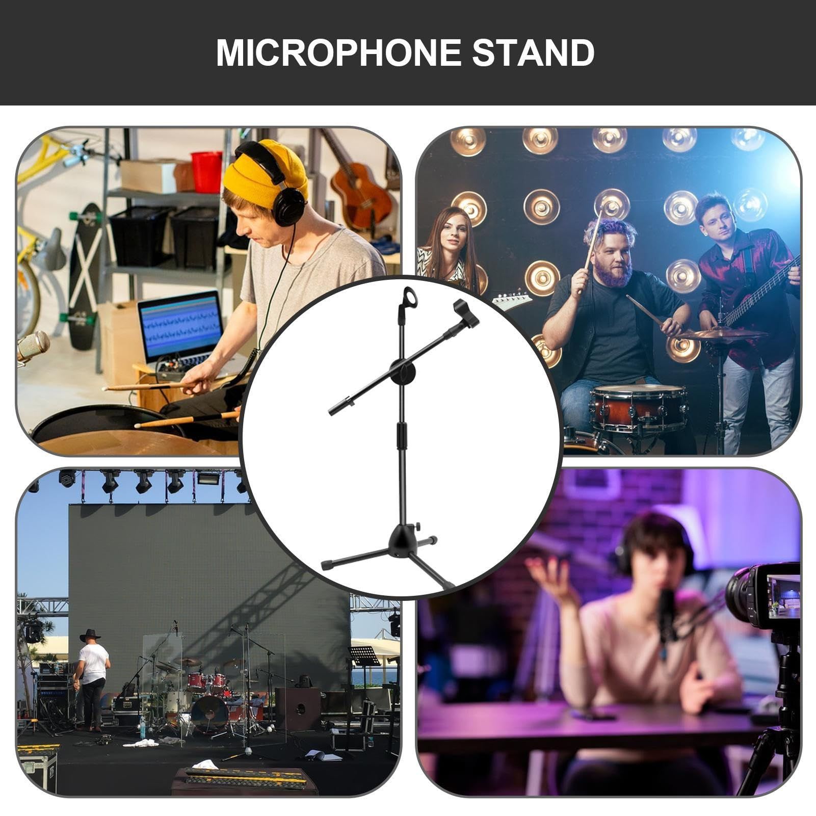 Thickened Metal Recording Mic Stand — image 3