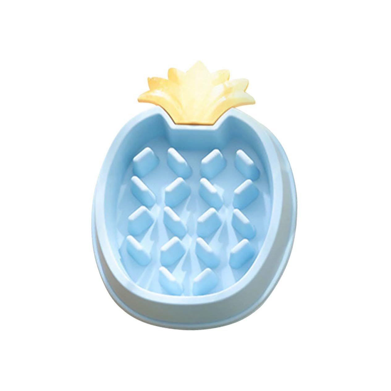 2PCS cute fruit shaped pet slow food bowl, plastic material, slow feeding cat bowl, anti slip, relieving pets from eating too fast โ image 4