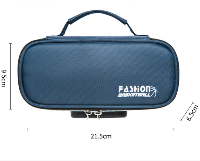 Large Capacity Pencil Case with 4 Compartments Canvas Pen Pouches Multilayer Pen Organizers Bag Oxford Fabric Pencil(black) — image 6