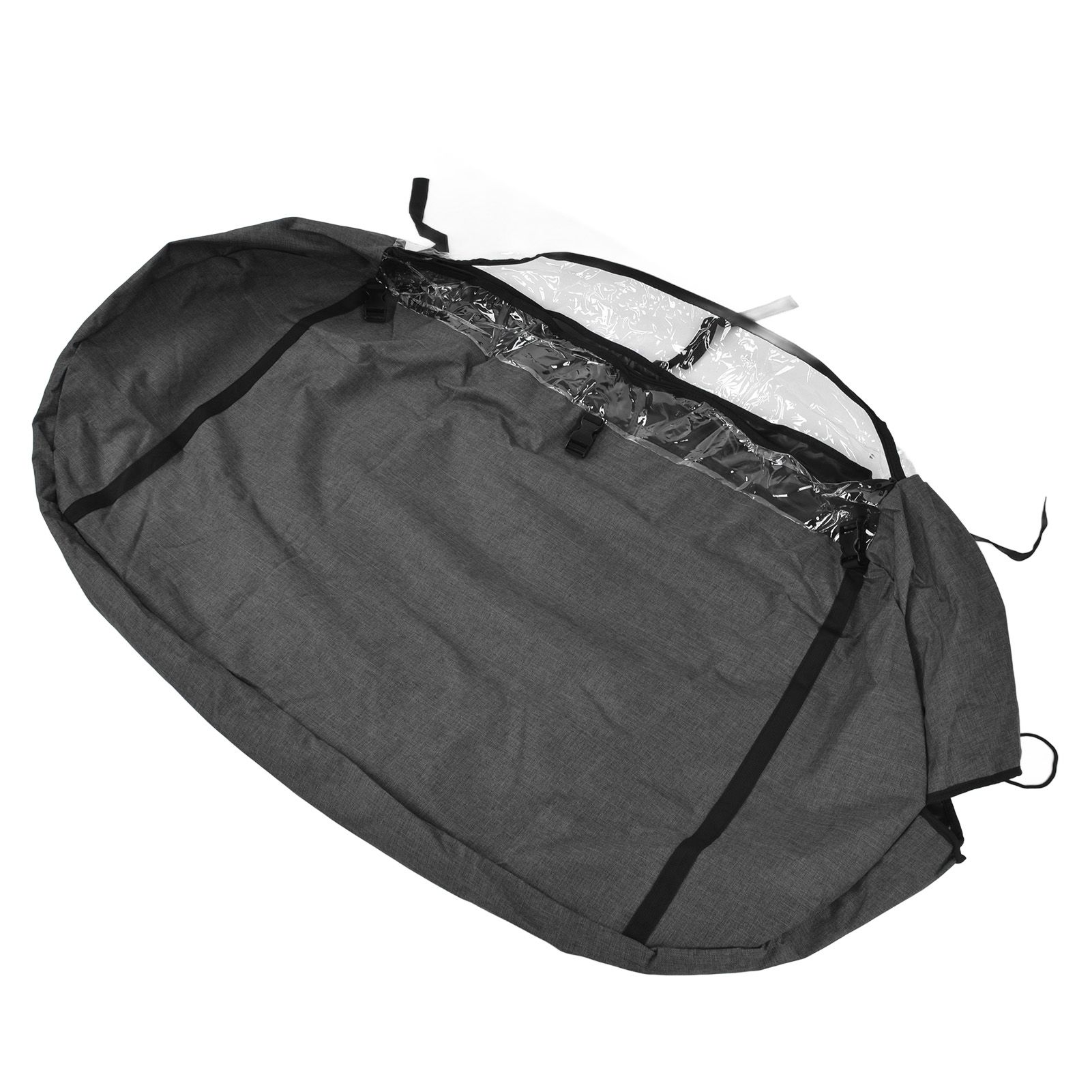 Hanging Garment Bag Dust Proof 600D Oxford Cloth Clear Zipper Clothes Storage Cover for Closet Travel — image 6