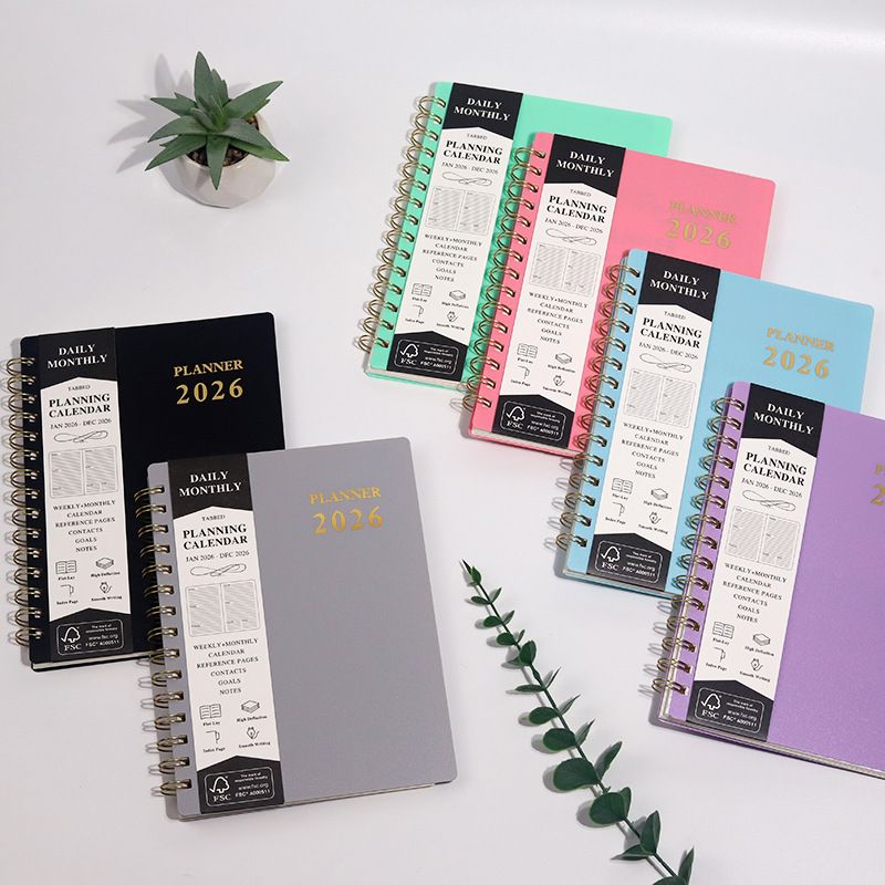 2026 A5 Planner with Faux Leather Cover โ image 2
